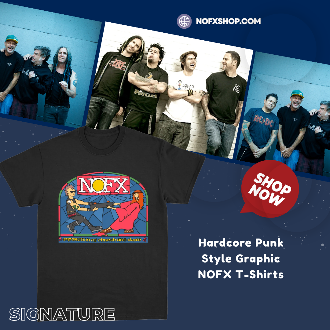 Hardcore Punk Style Graphic NTAN1401 NOFX T-Shirts